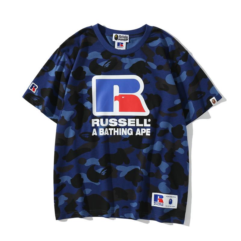 Bathing Ape T-Shirt Summer Camouflage Short Sleeve T-shirt