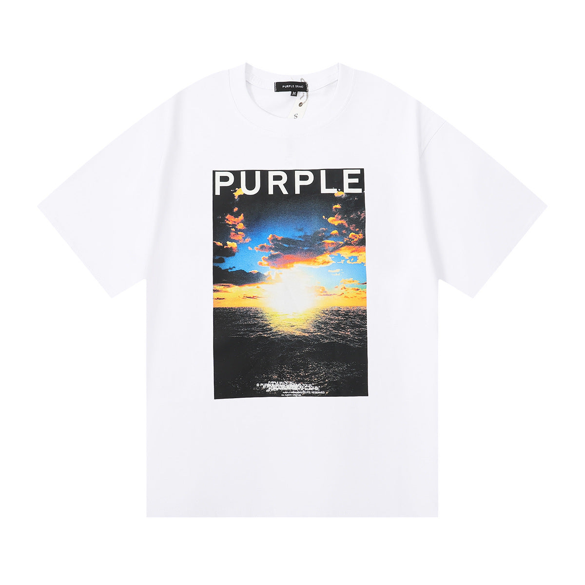 PURPLE  fashion T-shirt