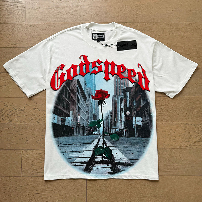 Godspeed T-shirts Retro Fantasy Pattern