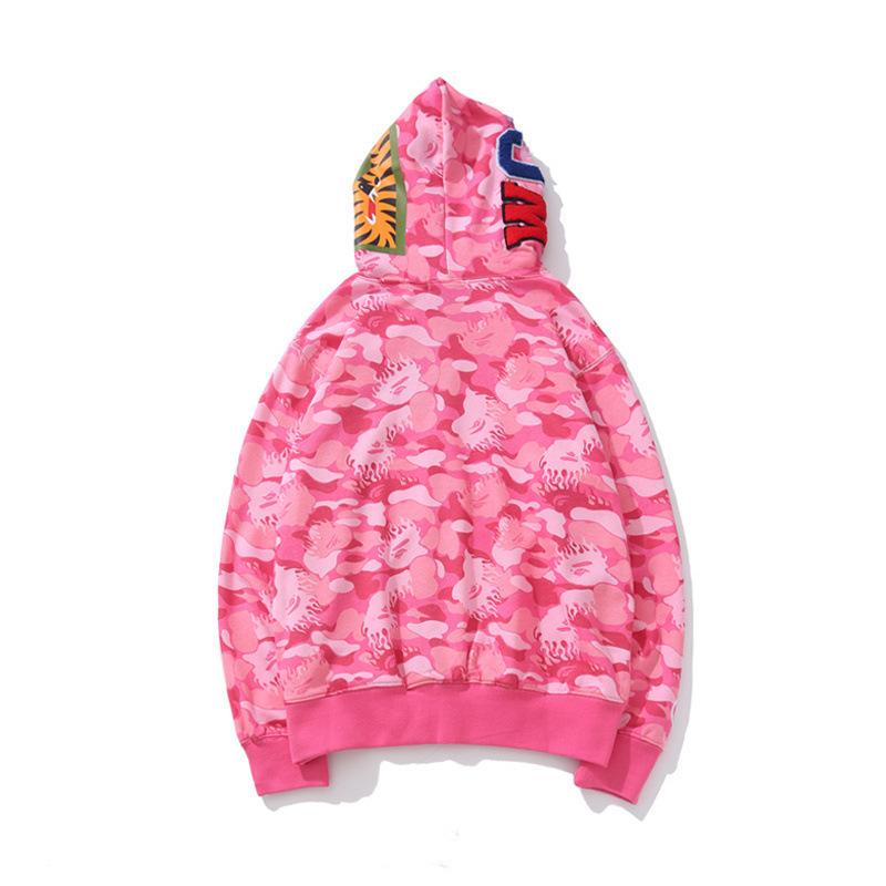 Bathing Ape Hoodie Casual Large Size Loose Sweater Jacket
