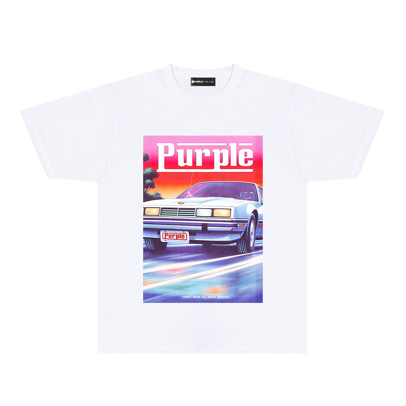 PURPLE  fashion T-shirt
