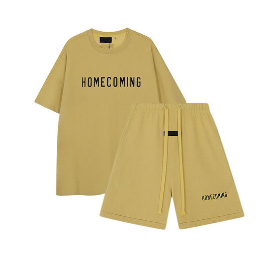 Homecoming T-Shirt / Shorts / Set - Yellow