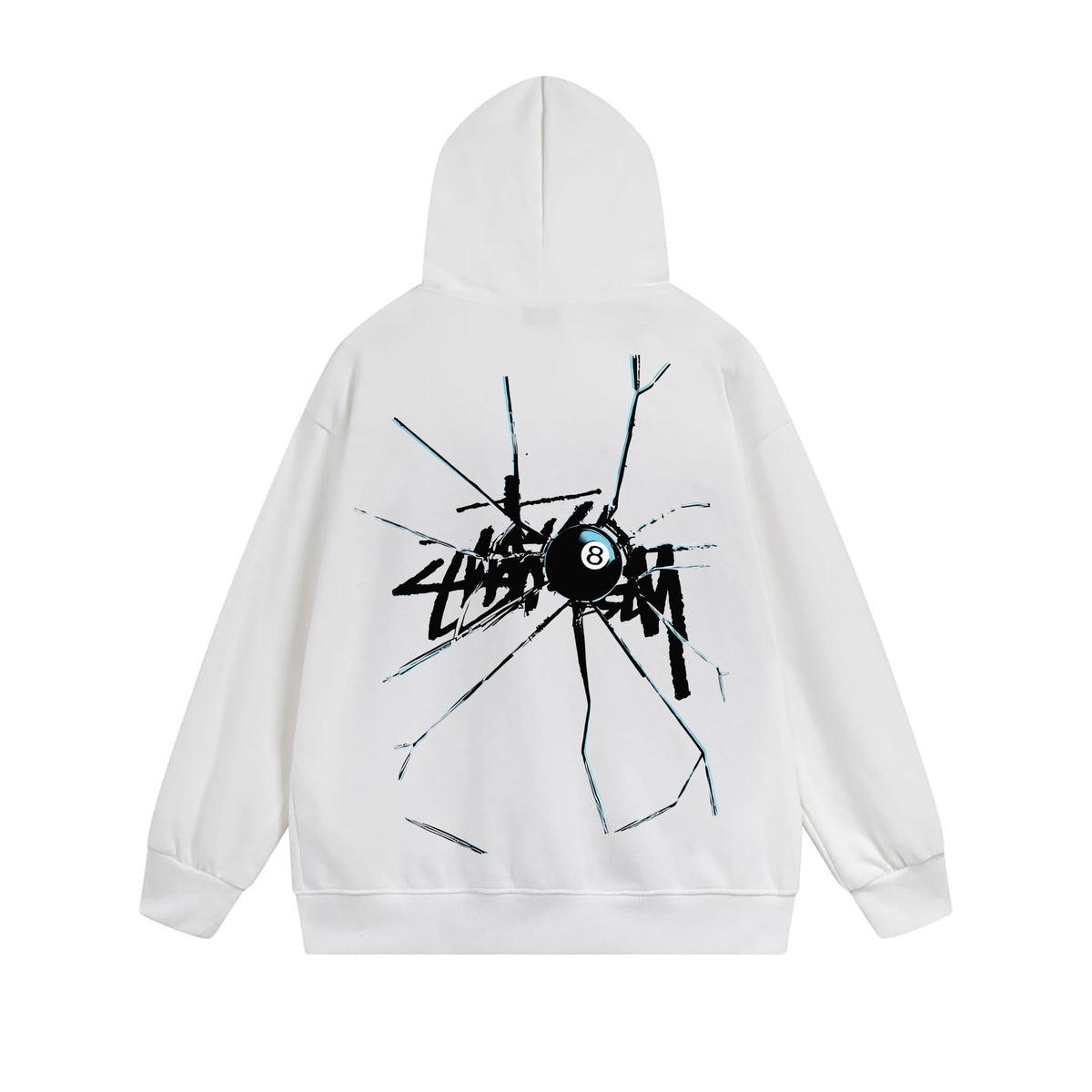 Stussy Hoodie Zip Cardigan Hooded Sweater