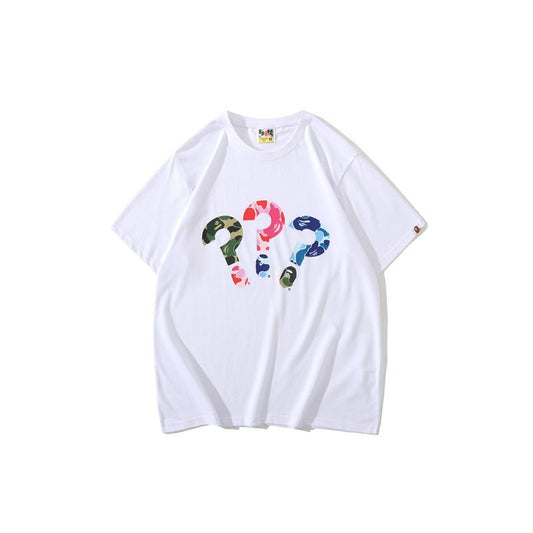 Bathing Ape T-Shirt Spring and Summer Short Sleeve Printed Fashion Camouflage T-shirt