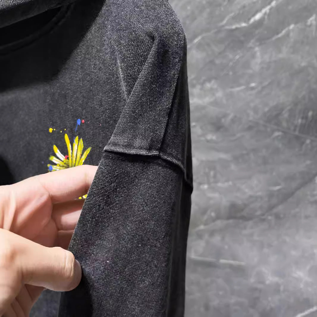 Chrome Heart Hoodie Autumn/Winter Colored Cross Hooded Pullover Sweater
