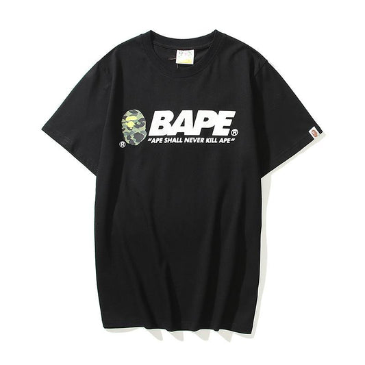 Bathing Ape T-Shirt Summer Letter Print Short-Sleeve T-shirt