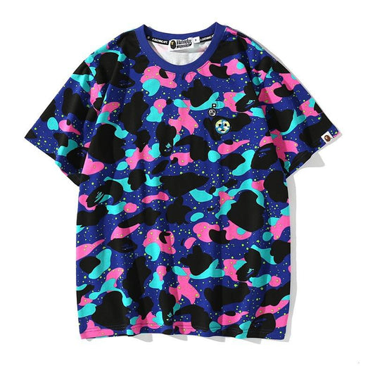 Bathing Ape T-Shirt Summer Cotton Short Sleeve T-shirt