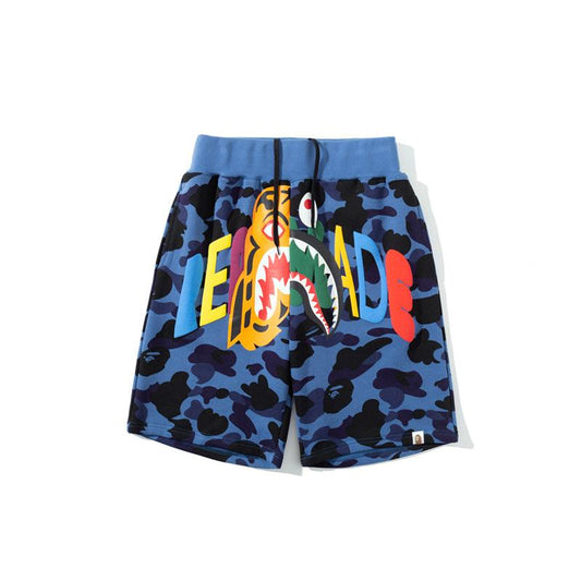 Bathing Ape Shorts Camouflage Shorts Men's and Women's Men's Beach Shorts Middle Pants