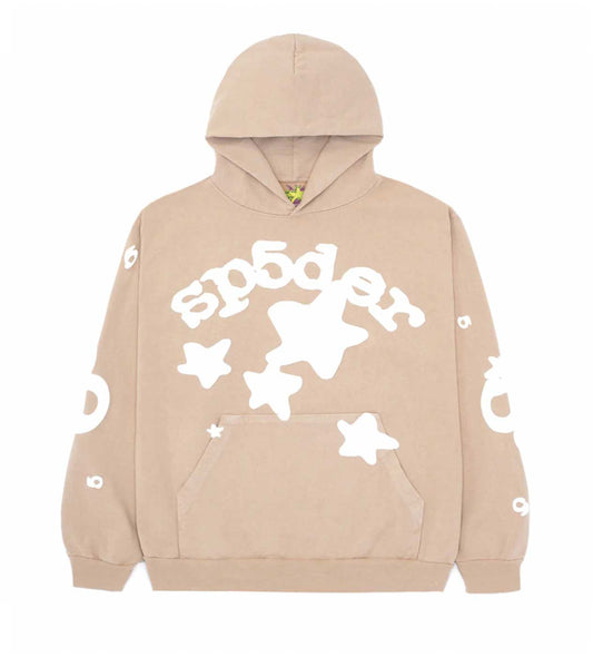 Sp5der Beluga Hoodie Brown