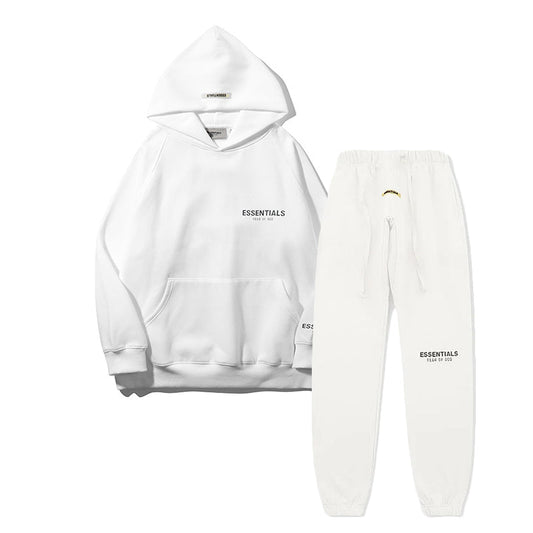 FW21 Reflective Font Hoodie / Pants / Set -White