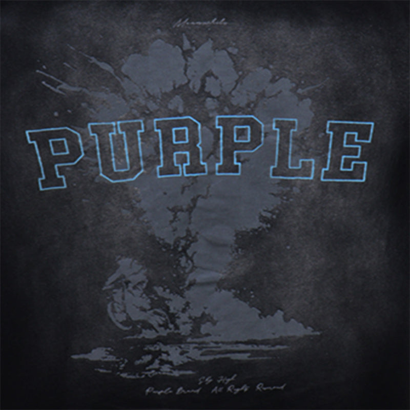 PURPLE  fashion T-shirt