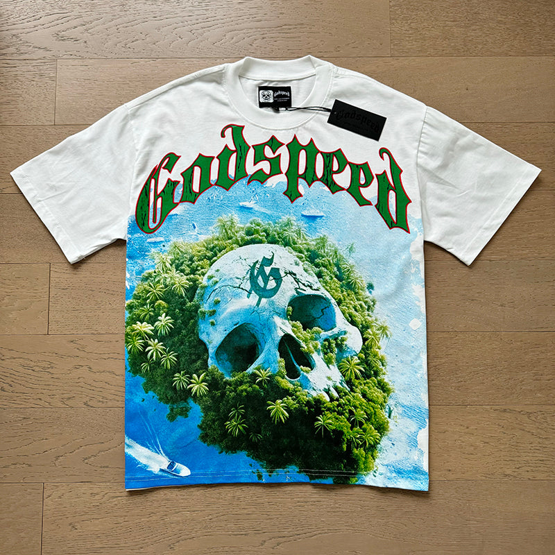 Godspeed T-shirts Retro Fantasy Pattern